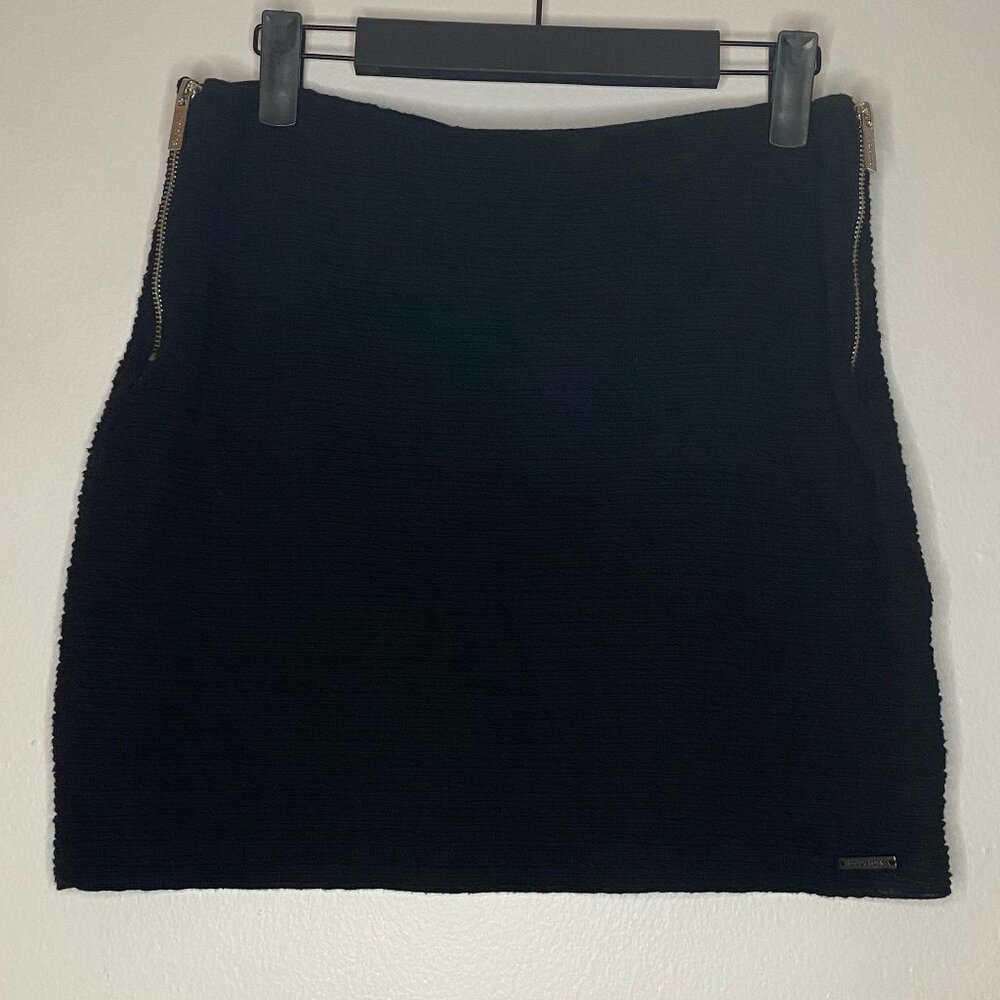 Superdry Stretch Mini-Skirt Black - Size M